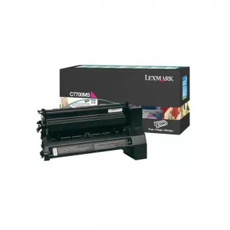 Toner Lexmark C7700MS, magenta (purpurový)