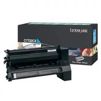 Toner Lexmark C7722CX, cyan (azúrový) Toner Lexmark C7722CX, cyan (azúrový)