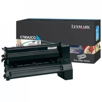 Toner Lexmark C780A2CG, cyan (azúrový)