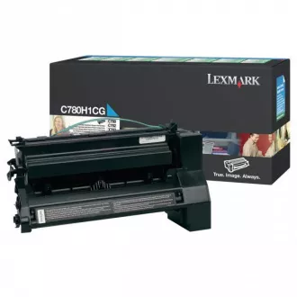 Toner Lexmark C780H1CG, cyan (azúrový)