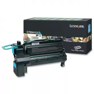 Toner Lexmark C792A1CG, cyan (azúrový)