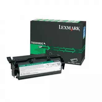 Toner Lexmark T650H80G, black (čierny) Toner Lexmark T650H80G, black (čierny)