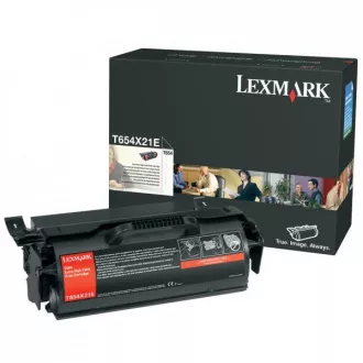 Toner Lexmark T654X21E, black (čierny)
