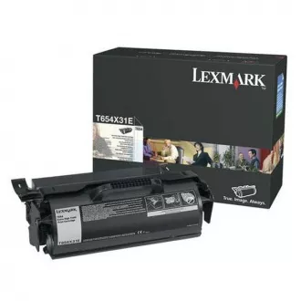 Toner Lexmark T654X31E, black (čierny)