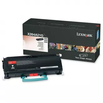 Toner Lexmark X264A21G, black (čierny) Toner Lexmark X264A21G, black (čierny)
