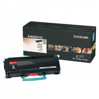Toner Lexmark X463A21G, black (čierny) Toner Lexmark X463A21G, black (čierny)