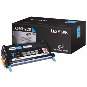 Toner Lexmark X560 (X560H2CG), cyan (azúrový) Toner Lexmark X560 (X560H2CG), cyan (azúrový)