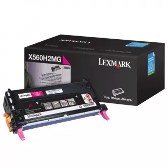 Toner Lexmark X560 (X560H2MG), magenta (purpurový)