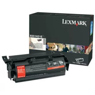 Toner Lexmark X651H21E, black (čierny) Toner Lexmark X651H21E, black (čierny)