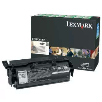 Toner Lexmark X654 (X654X11E), black (čierny)