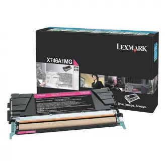 Toner Lexmark X746A1MG, magenta (purpurový)