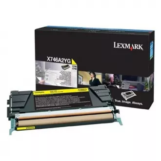 Toner Lexmark X746A2YG, yellow (žltý)