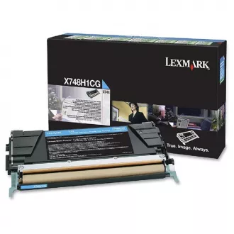 Toner Lexmark X748H1CG, cyan (azúrový) Toner Lexmark X748H1CG, cyan (azúrový)