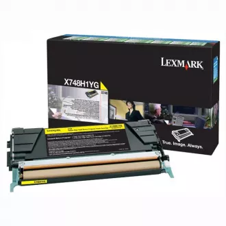 Toner Lexmark X748H1YG, yellow (žltý)