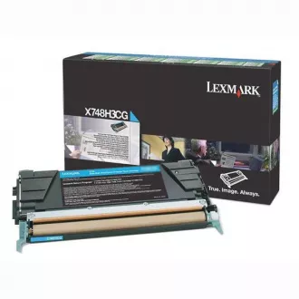 Toner Lexmark X748H3CG, cyan (azúrový) Toner Lexmark X748H3CG, cyan (azúrový)