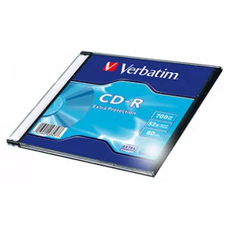 Verbatim CD-R, 43347, DataLife, 1-pack, 700MB, Extra Protection, 52x, 80min., slim box, pre archiváciu dať