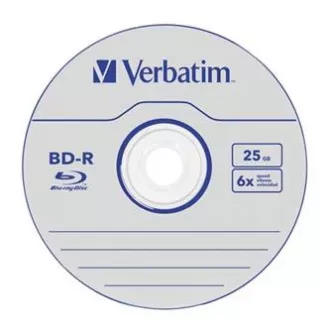 Verbatim BD-R, Datalife, 25GB, šperk box, 43836, 6x, 5-pack