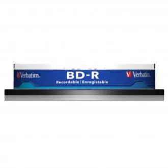 Verbatim BD-R, Single Layer 25GB, cake box, 43742, 6x, 10-pack, pre archiváciu dať