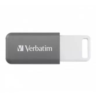 Verbatim USB flash disk, USB 2.0, 128GB, DataBar, šedý, 49456, pre archiváciu dať