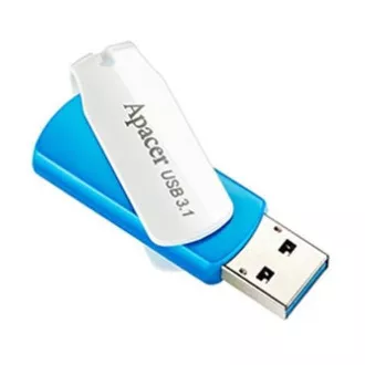 Apacer USB flash disk, USB 3.0, 32GB, AH357, modrý, AP32GAH357U-1, USB A, s otočnou krytkou Apacer USB flash disk, USB 3.0, 32GB, AH357, modrý, AP32GAH357U-1, USB A, s otočnou krytkou