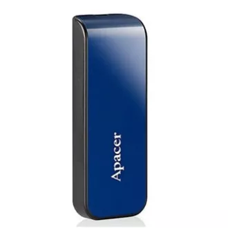 Apacer USB flash disk, USB 2.0, 32GB, AH334, modrý, AP32GAH334U-1, USB A, s výsuvným konektorom
