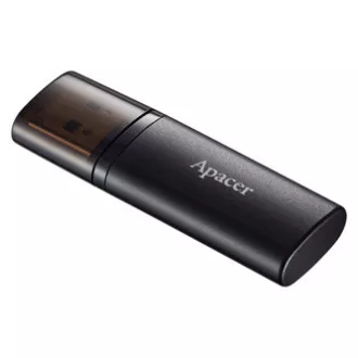Apacer USB flash disk, USB 3.0, 32GB, AH25B, čierny, AP32GAH25BB-1, USB A, s krytkou