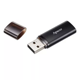 Apacer USB flash disk, USB 3.0, 32GB, AH25B, čierny, AP32GAH25BB-1, USB A, s krytkou