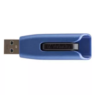 Verbatim USB flash disk, USB 3.0, 32 GB, V3 MAX, Store N Go, modrý, 49806, USB A, s výsuvným konektorom