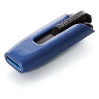 Verbatim USB flash disk, USB 3.0, 64 GB, V3 MAX, Store N Go, modrý, 49807, USB A, s výsuvným konektorom