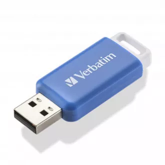 Verbatim USB flash disk, USB 2.0, 64GB, DataBar, modrý, 49455, pre archiváciu dať
