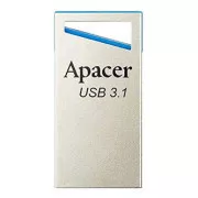 Apacer USB flash disk, USB 3.0, 128GB, AH155, strieborný, AP128GAH155U-1, USB A, s poutkom