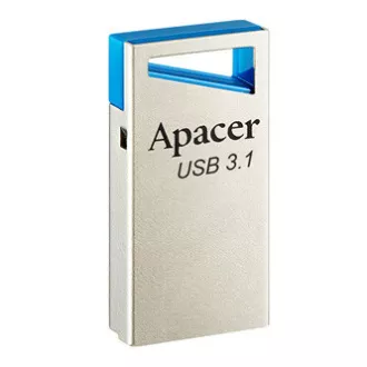 Apacer USB flash disk, USB 3.0, 128GB, AH155, strieborný, AP128GAH155U-1, USB A, s poutkom