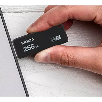 Kioxia USB flash disk, USB 3.0, 256GB, Yamabiko U365, Yamabiko U365, čierny, LU365K256GG4