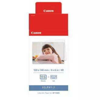 Canon Color Ink Paper Set, KP108IN, KP-108IN, foto papier, 3 balenia KP36IN typ lesklý, 3115B001, biely, CP100, 220, 300, 330, 400 Canon Color Ink Paper Set, KP108IN, KP-108IN, foto papier, 3 balenia KP36IN typ lesklý, 3115B001, biely, CP100, 220, 300, 330, 400