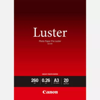 Canon LU-101 Photo Paper, LU-101, foto papier, lesklý, 6211B007, biely, A3, 260 g/m2, 20 ks, inkoustový