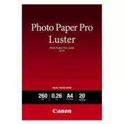 Canon Photo Paper Pro Luster, LU-101, foto papier, lesklý, 6211B006, biely, A4, 260 g/m2, 20 ks, inkoustový