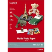 Canon Matte Photo Paper, MP-101 A3, foto papier, matný, 7981A008, biely, A3, 170 g/m2, 40 ks, inkoustový