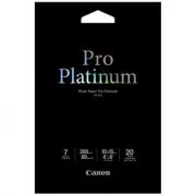 Canon Photo Paper Pro Platinum, PT-101, foto papier, lesklý, 2768B013, biely, 10x15cm, 4x6", 300 g/m2, 20 ks, atramentový