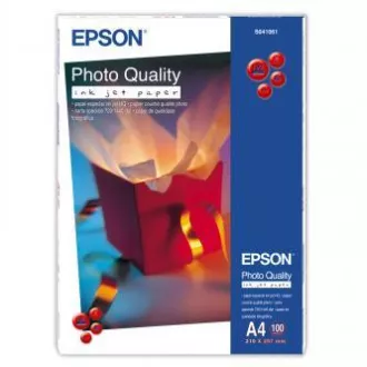 Epson Photo Quality InkJet Paper, C13S041061, fotopapier, matný, biely, A4, 102 g/m2, 720 dpi, 100 ks, inkoustový