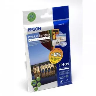 Epson Premium Semigloss Photo Paper, C13S041765, foto papier, lesklý, biely, 10x15cm, 4x6", 251 g/m2, 50 ks, atramentový Epson Premium Semigloss Photo Paper, C13S041765, foto papier, lesklý, biely, 10x15cm, 4x6", 251 g/m2, 50 ks, atramentový
