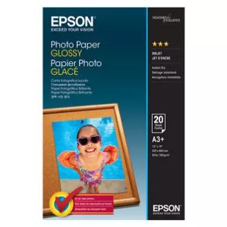 Epson Photo Paper Glossy, C13S042535, fotopapier, lesklý, biely, A3+, 200 g/m2, pre inkoustové tlačiarne Epson Photo Paper Glossy, C13S042535, fotopapier, lesklý, biely, A3+, 200 g/m2, pre inkoustové tlačiarne