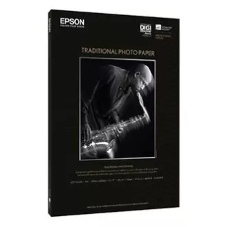 Epson Traditional Photo Paper, C13S045051, fotopapier, saténový, biely, A3+, 330 g/m2, 25 ks, inkoustový