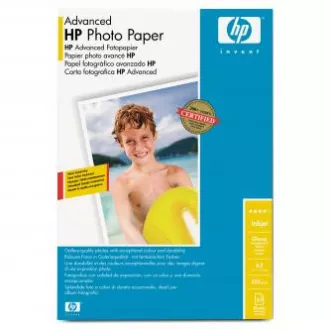 HP Advanced Glossy Photo Paper, Q8697A, fotopapier, lesklý, zdokonalený typ biely, A3, 250 g/m2, 20 ks, inkoustový