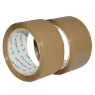 Lepiaca páska, akrylová, hnedá, 48mm, 66m