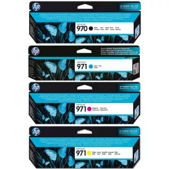Farba do tlačiarne HP 970 (CN621AE,CN622AE,CN623AE,CN624AE) - cartridge, black + color (čierna + farebná) Farba do tlačiarne HP 970 (CN621AE,CN622AE,CN623AE,CN624AE) - cartridge, black + color (čierna + farebná)