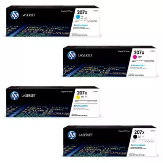 Toner HP 207X (W2210X, W2211X, W2212X, W2213X), black + color (čierny + farebný)