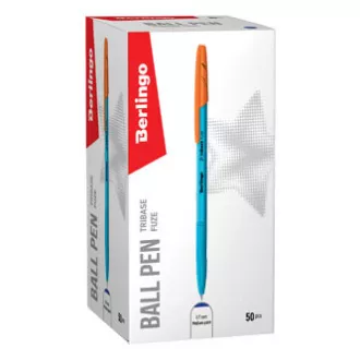 Berlingo, pero guličkové, modré, 50ks, 0.7mm, Tribase fúzie Berlingo, pero guličkové, modré, 50ks, 0.7mm, Tribase fúzie