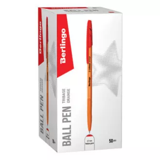 Berlingo, pero guličkové, červené, 50ks, 0.7mm, Tribase Orange
