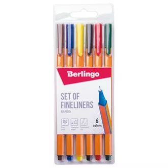 Berlingo, sada linerov Rapido, color, 6ks, 0.4mm Berlingo, sada linerov Rapido, color, 6ks, 0.4mm
