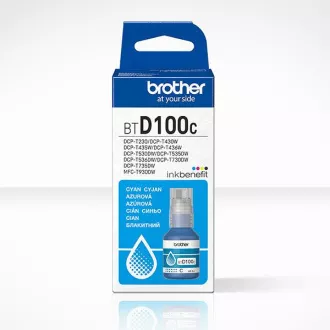 Farba do tlačiarne Brother BTD-100 (BTD100C) - cartridge, cyan (azúrová)